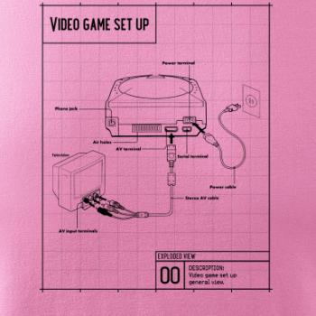 Nákres TV video hra kulatá