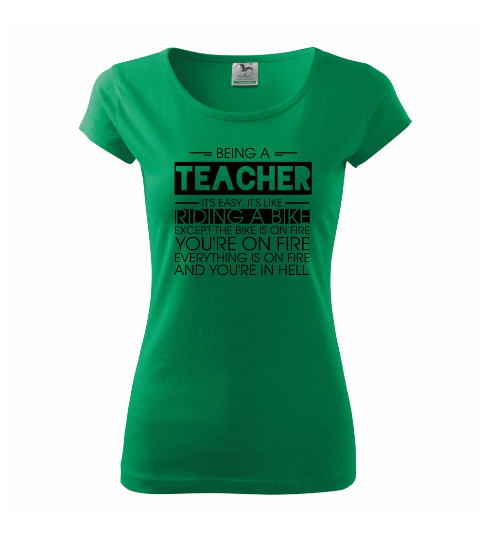 Being a teacher - bike