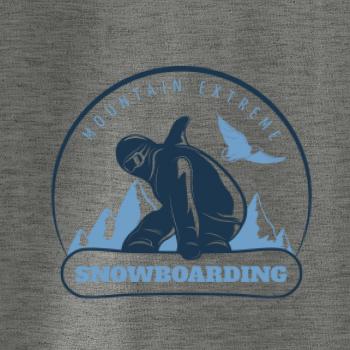 Mountain extreme snowboarding kulaté