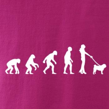 Evoluce pes Mops (muž-žena)