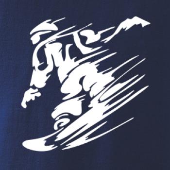 Rychlý snowboardista