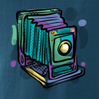 Foťák barevný starý - jedna čočka