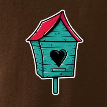 Barevná budka pro ptáky