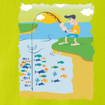 Rybář který má smůlu barevný