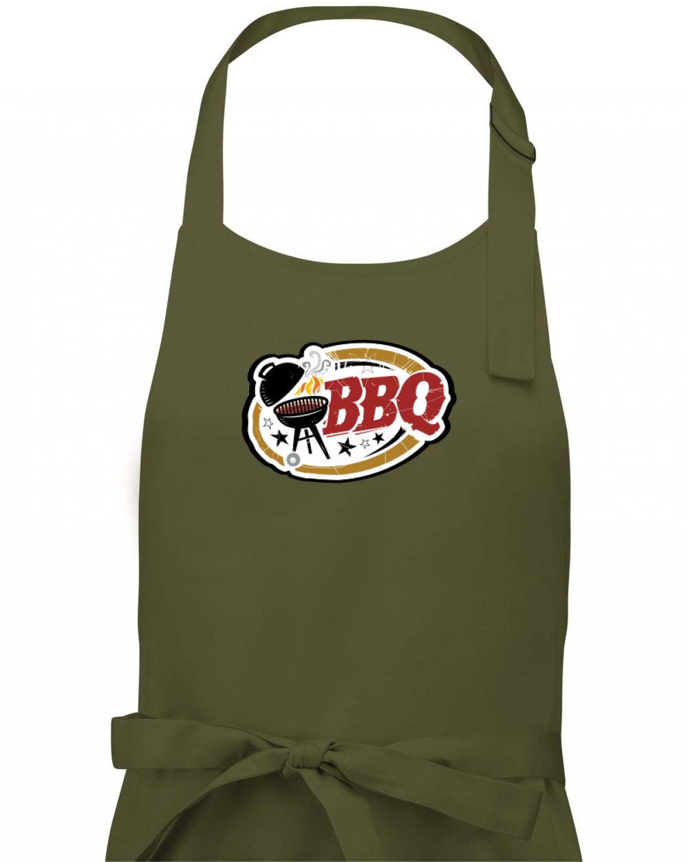 BBQ logo - Zástěra klasická