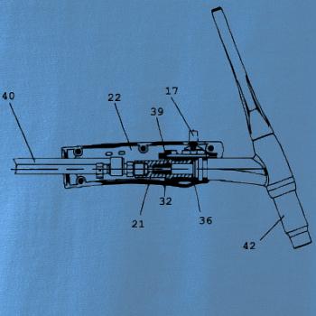 Svářeč - Svářecí pistole - nákres