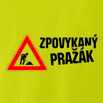 Zpovykaný Pražák - práce na silnici
