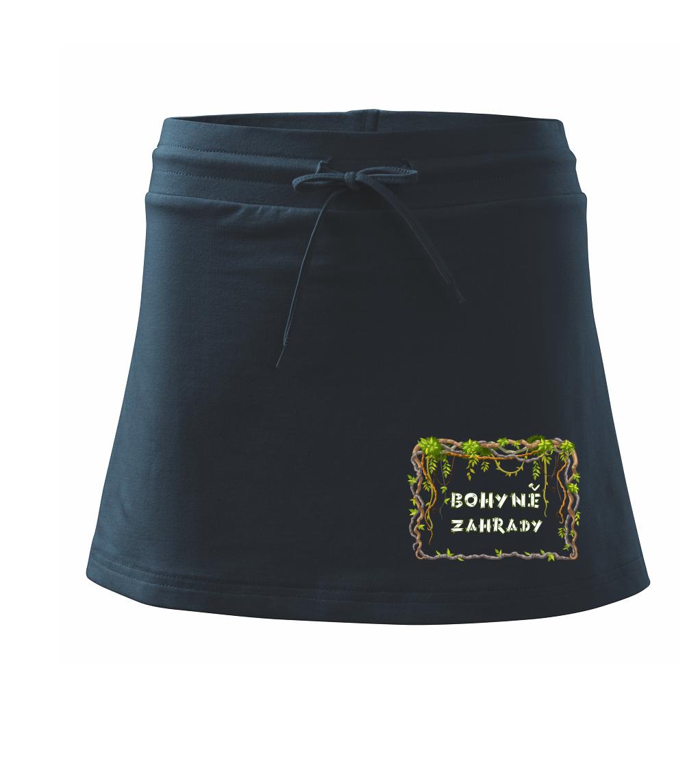 Bůh zahrady / Bohyně zahrady - Sportovní sukně - two in one