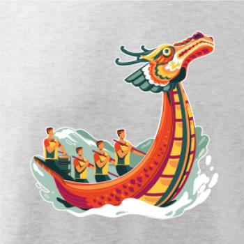 Dračí lodě při závodě