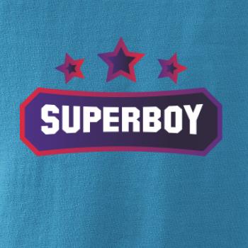 Superboy - nápis barevný