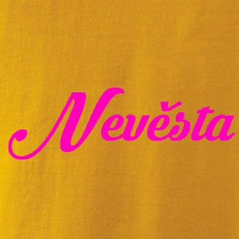 Nevěsta nápis
