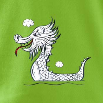 Dračí lodě olejomalba