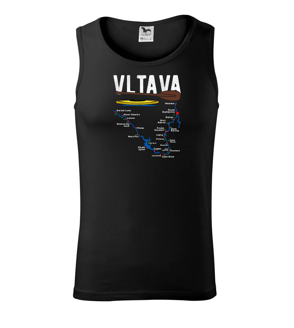 Mapa řeky Vltavy Mapa řeky Vltavy