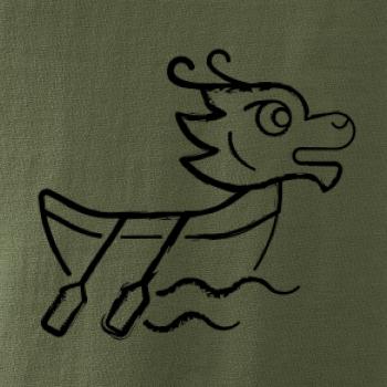 Dračí loď sprejovaná