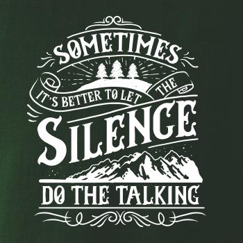 Nature talking about silence