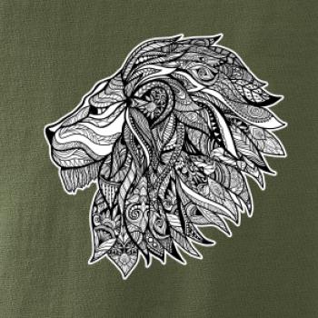 Hlava lva - mandala