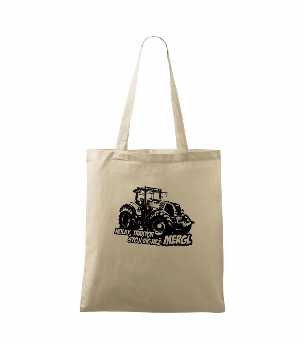 Holky, traktor stojí víc než mergl