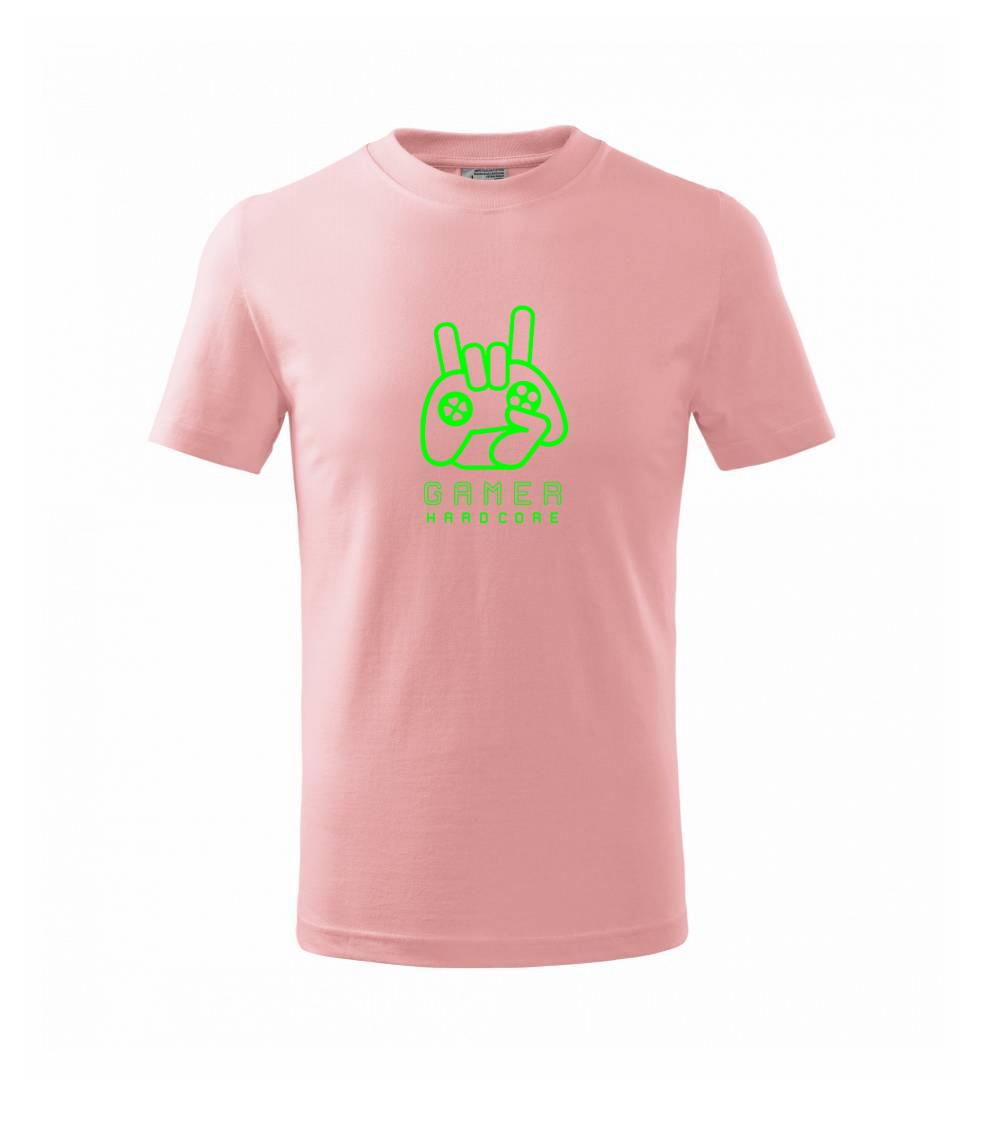 Hardcore gamer - ruka - zelená