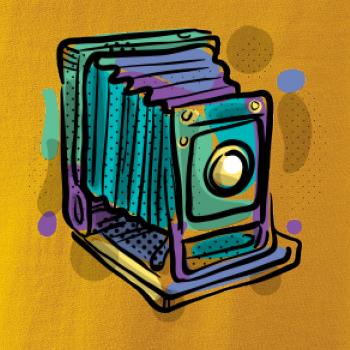 Foťák barevný starý - jedna čočka