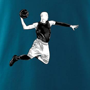 Basketbalista ve výskoku