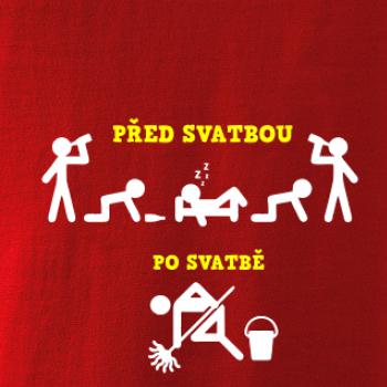 Před a po - svatba párty Před a po - svatba párty