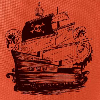 Pirátská loď malovaná