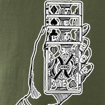 Poker ruka s kartama