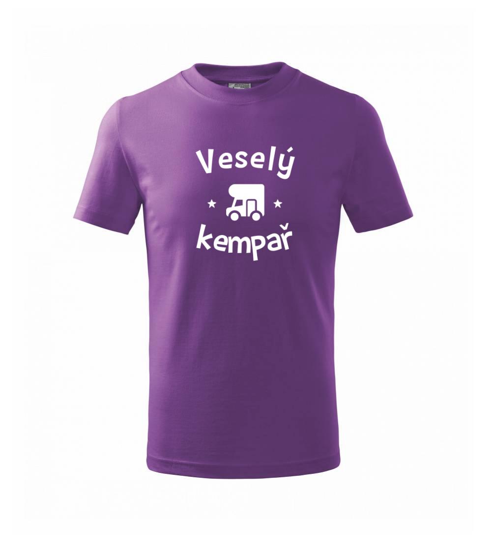 Veselý kempař - Triko dětské basic