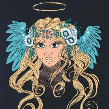 Anděl malovaný - žena (Pecka design)