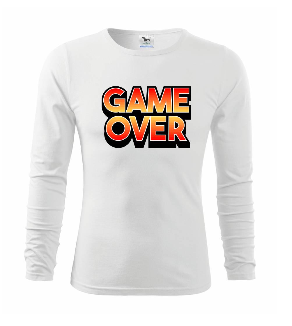 Game over - nápis barevný