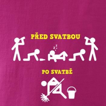 Před a po - svatba párty