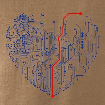 Tištěný spoj srdce