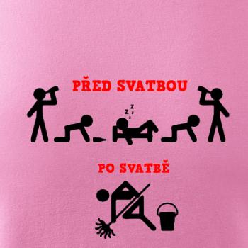 Před a po - svatba párty