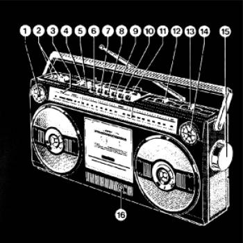 Nákres starý magnetofon