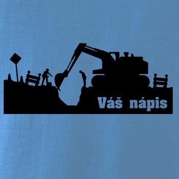 Zemní práce - silueta (váš text)