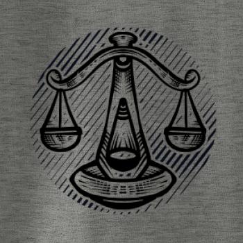 Váhy čárkovaný kruh