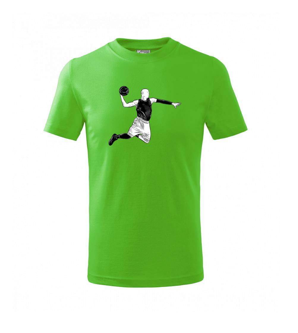 Basketbalista ve výskoku