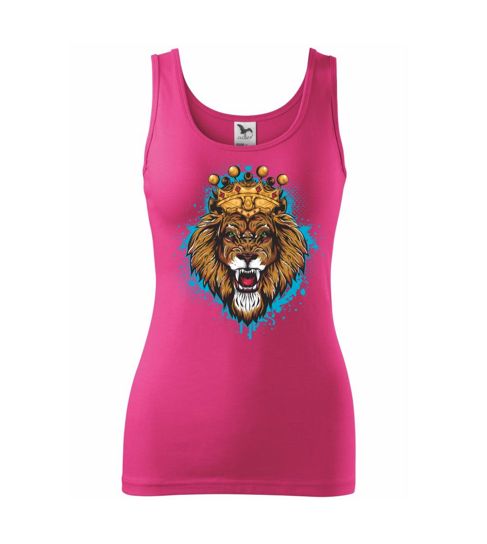 Lev kreslený s korunou