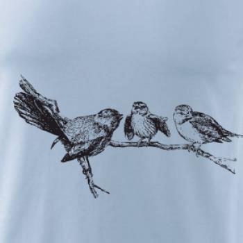 Ptáčci na větvi malovaní