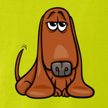 Baset - kreslený hnědý