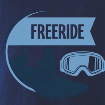 Freeride snowboard kruh