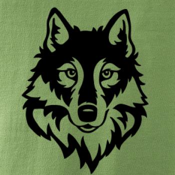 Hlava vlka černobílá (Hana-creative)