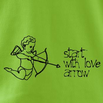 Start with love arrow
