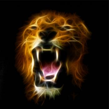 Lev zářící