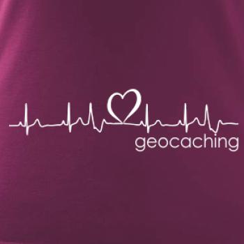 Moje srdce bije pro Geocaching -text