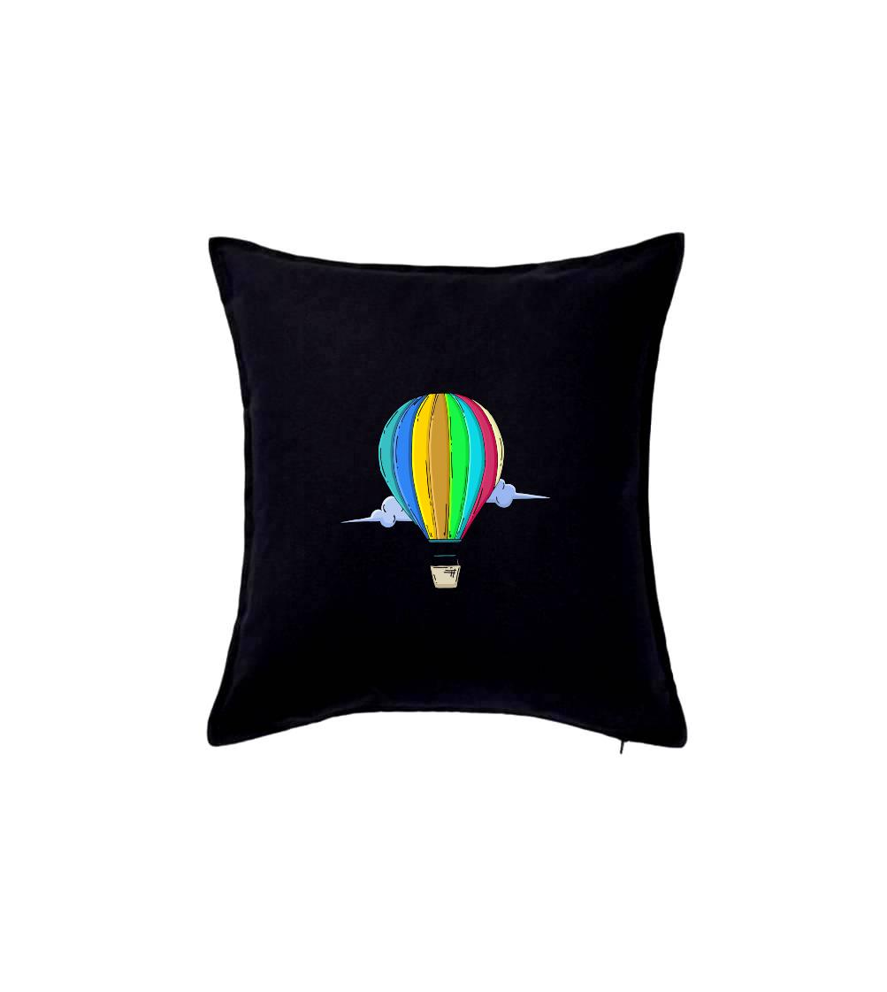 Horkovzdušný balon v oblacích - Polštář 50x50