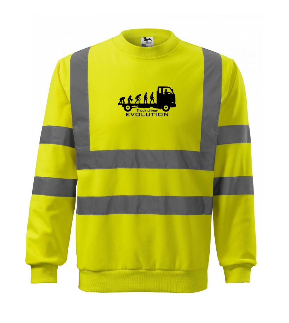 Truck driver evolution - Reflexní mikina