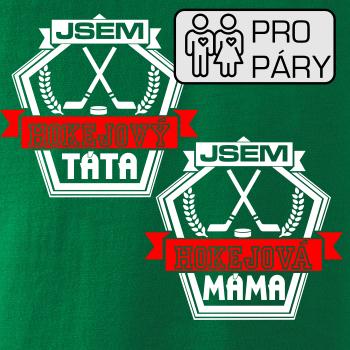 Jsem hokejový táta / hokejová máma - hokejky Jsem hokejový táta / hokejová máma - hokejky