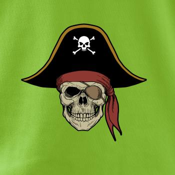 Pirátská lebka s kloboukem