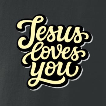 Jesus loves you - psací písmo
